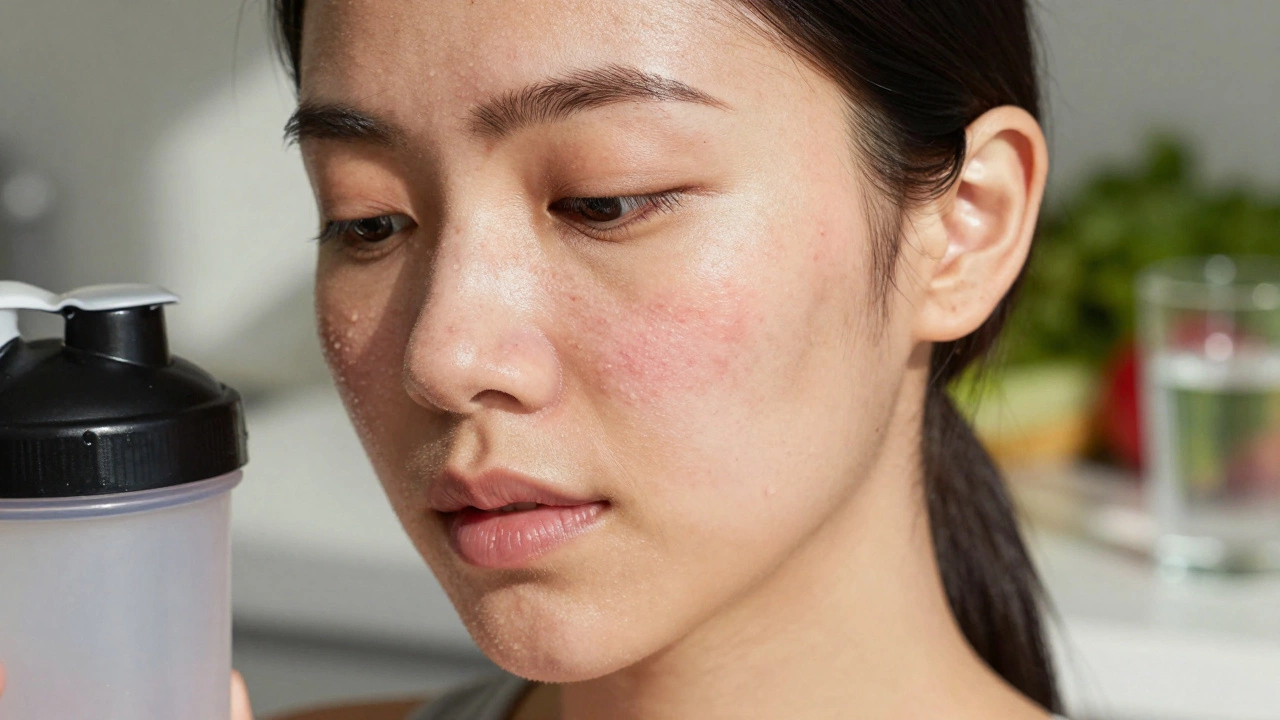 Как протеин влияет на кожу лица: правда и мифы