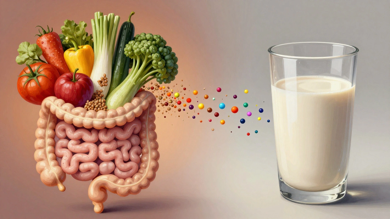 Сравнение питательной ценности цельных продуктов и белковой смеси